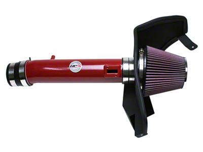 HPS Shortram Cold Air Intake; Red (11-14 Mustang V6)