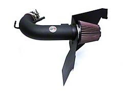 HPS Shortram Cold Air Intake; Wrinkle Black (15-17 Mustang GT)