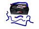 HPS Silicone Radiator and Heater Coolant Hose Kit; Blue (11-23 5.7L HEMI Challenger)