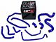 HPS Silicone Radiator and Heater Coolant Hose Kit; Blue (15-17 Mustang GT)
