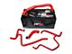 HPS Silicone Radiator and Heater Coolant Hose Kit; Red (11-23 5.7L HEMI Challenger)