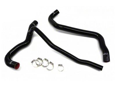 HPS Silicone Radiator Coolant Hose Kit; Black (07-10 Mustang GT)