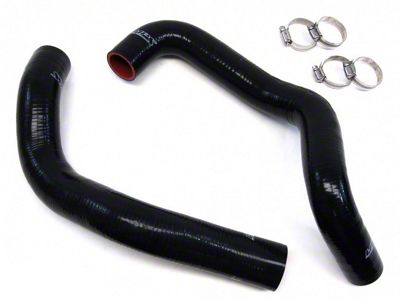 HPS Silicone Radiator Coolant Hose Kit; Black (94-95 5.0L Mustang)