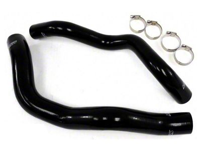 HPS Silicone Radiator Coolant Hose Kit; Black (94-95 Mustang V6)