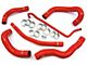 HPS Silicone Radiator Coolant Hose Kit; Red (05-06 Mustang GT)
