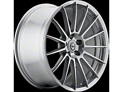 HRE Wheels FF15 Liquid Silver Wheel; Front Only; 19x9.5; 55mm Offset (97-04 Corvette C5)
