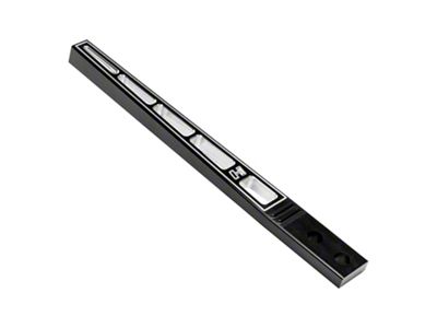 Hurst 10-Inch Straight Shifter Stick; Black Aluminum (79-25 Mustang, Excluding 20-22 GT500)