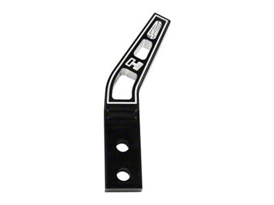 Hurst 6-Inch Lay Back Shifter Stick; Black Aluminum (79-25 Mustang, Excluding 20-22 GT500)