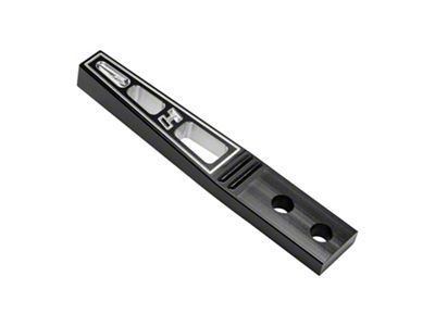Hurst 6-Inch Straight Shifter Stick; Black Aluminum (79-25 Mustang, Excluding 20-22 GT500)