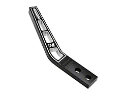 Hurst 8-Inch Lay Back Shifter Stick; Black Aluminum (08-23 Challenger)