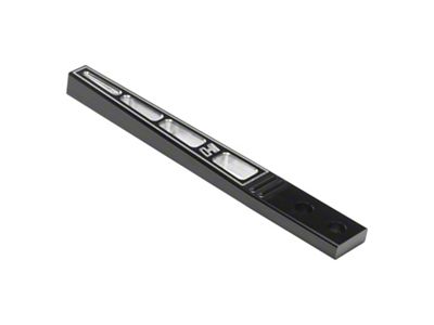 Hurst 8-Inch Straight Shifter Stick; Black Aluminum (79-25 Mustang, Excluding 20-22 GT500)