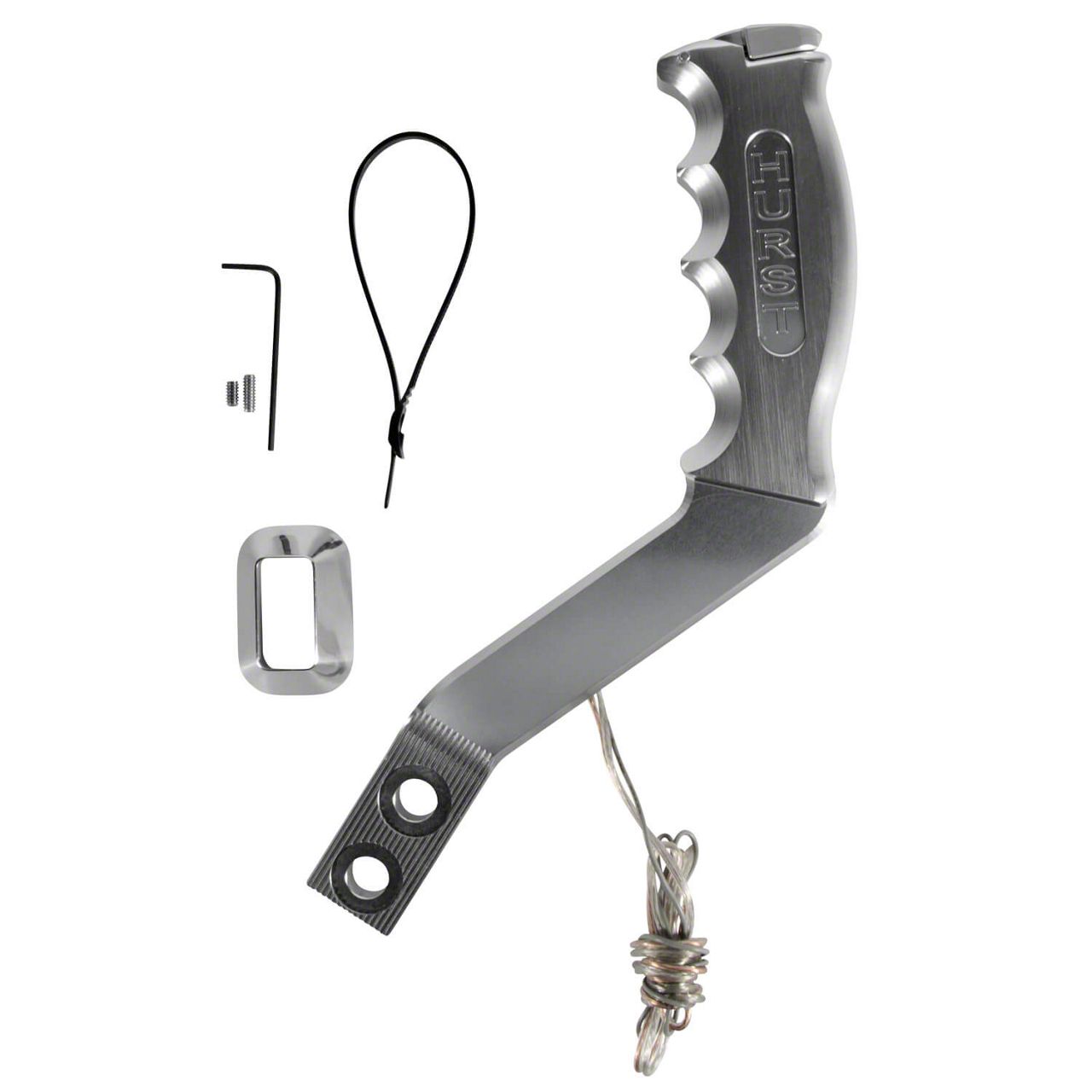 Hurst Challenger Nitro Stick Handle; Brushed 5381000 (09-23 V8
