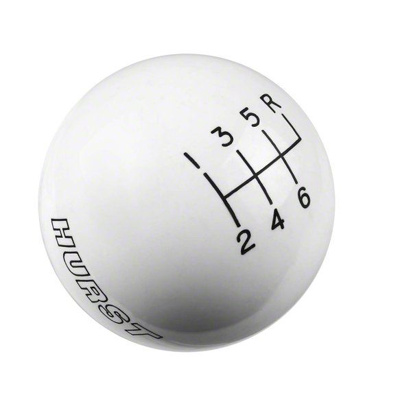 全国送料無料の通販 Hurst Corvette 6-Speed Shift Knob; White 1630056 (97-04 2ピース