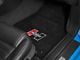 Hurst Elite Series Front and Rear Floor Mats with Red Hurst Logo; Black (10-14 Mustang)