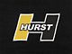 Hurst Elite Series Front and Rear Floor Mats with Gold Hurst Logo; Black (15-23 Mustang)