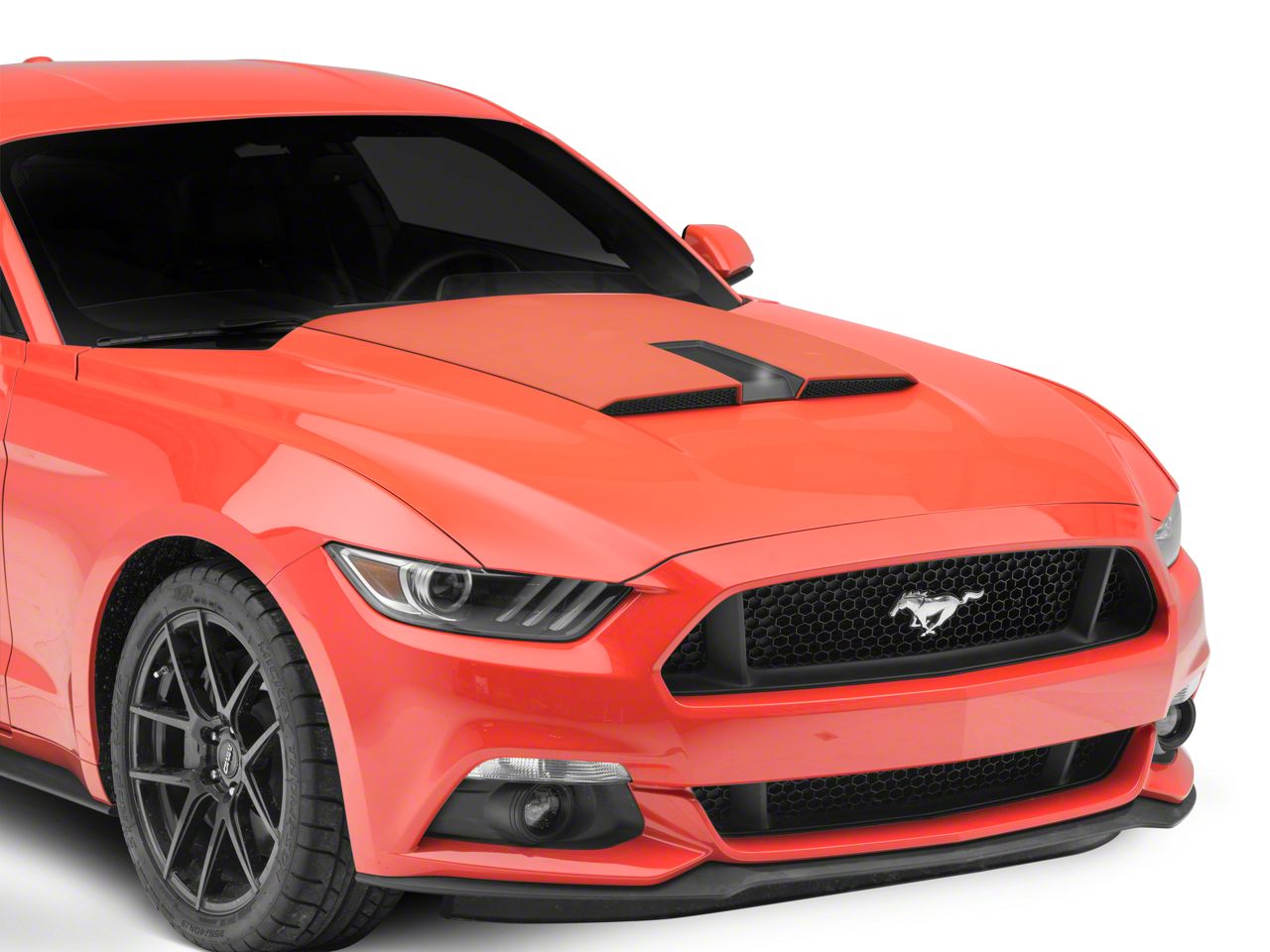 Mustang Hurst Hood Scoop; Unpainted (15-17 Mustang GT