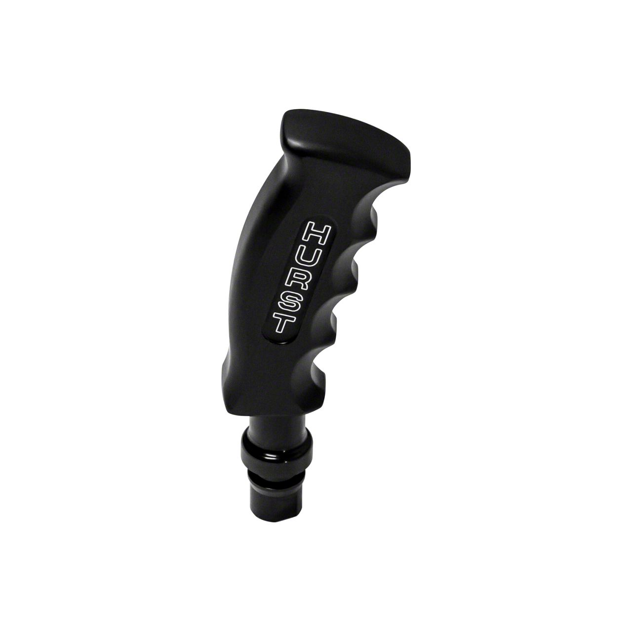 JDM-Style Slotted Pistol Grip Manual Shift Knob – Black Metal – Universal Fit