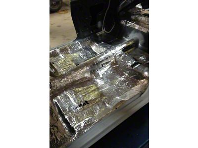 Hushmat Sound Deadening and Insulation Kit; Floor Pan (93-02 Camaro)