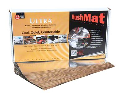 Hushmat Ultra Thermal Insulating and Deadening Material Floor and Firewall Kit (Universal; Some Adaptation May Be Required)