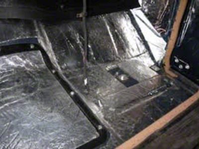 Hushmat Sound Deadening and Insulation Kit; Floor Pan (97-04 Corvette C5)