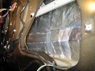 Hushmat Sound Deadening and Insulation Kit; Door (79-93 Mustang)