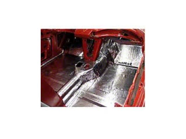 Hushmat Sound Deadening and Insulation Kit; Floor Pan (79-93 Mustang)