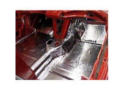 Hushmat Sound Deadening and Insulation Kit; Floor Pan (79-93 Mustang)