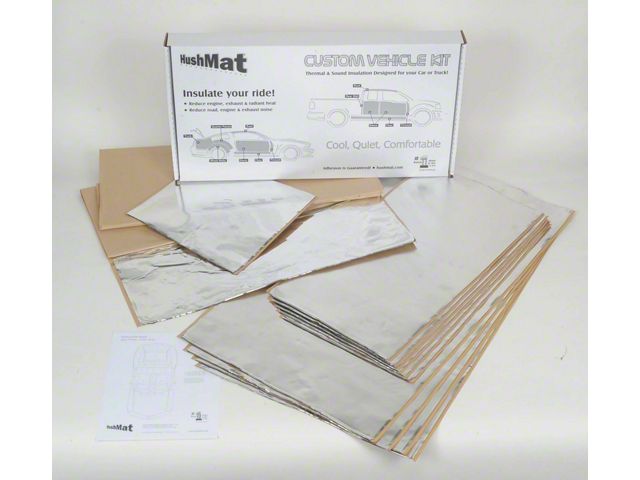 Hushmat Sound Deadening and Thermal Insulation Complete Kit (94-04 Mustang)