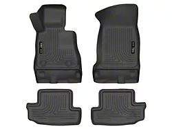 Husky Liners WeatherBeater Front and Second Seat Floor Liners; Black (16-24 Camaro)