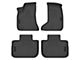 Mogo Front and Second Seat Floor Liners; Black (11-23 AWD Charger)