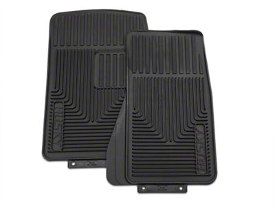 Husky Liners Heavy Duty Front Floor Mats; Black (87-04 Mustang)