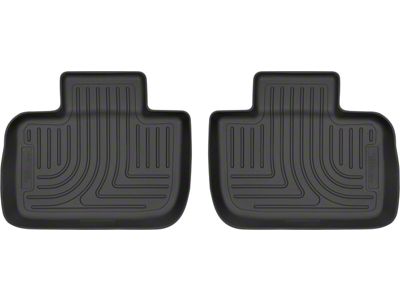 Husky Liners WeatherBeater Second Seat Floor Liner; Black (11-23 RWD Charger)