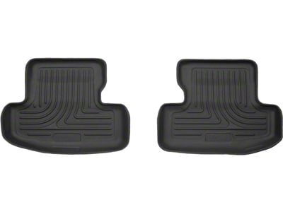 Husky Liners WeatherBeater Second Seat Floor Liners; Black (15-25 Mustang)