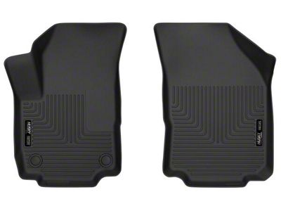 X-Act Contour Front Floor Liners; Black (21-25 Mustang Mach-E)
