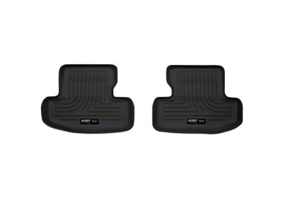 Husky Liners X-Act Contour Second Seat Floor Liners; Black (15-24 Mustang)