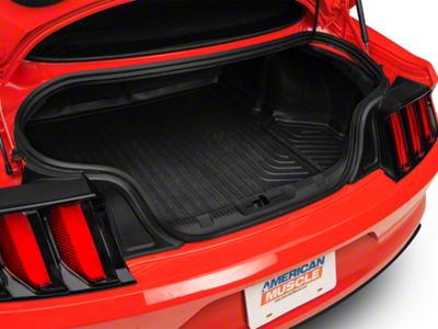 Husky Liners WeatherBeater Trunk Liner; Black (15-23 Mustang Fastback)