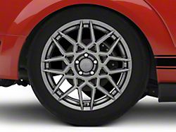 2013 GT500 Style Hyper Dark Wheel; Rear Only; 19x10; 48mm Offset (05-09 Mustang)
