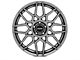 2013 GT500 Style Hyper Dark Wheel; Rear Only; 19x10 (05-09 Mustang)