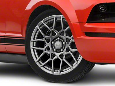 2013 GT500 Style Hyper Dark Wheel; 19x8.5 (05-09 Mustang)