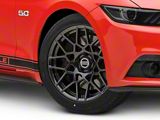 2013 GT500 Style Hyper Dark Wheel; 19x9.5; 35mm Offset (15-23 Mustang GT, EcoBoost, V6)
