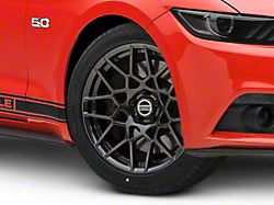 2013 GT500 Style Hyper Dark Wheel; 19x9.5; 35mm Offset (15-23 Mustang GT, EcoBoost, V6)