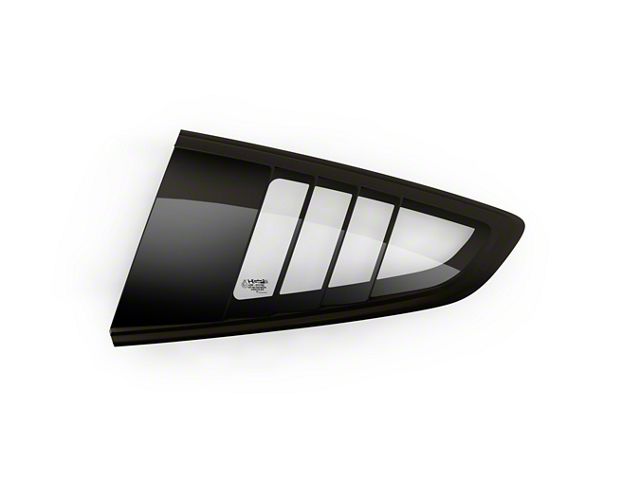 Hyperformance Glass Hyperformance Style Louvered Quarter Windows (15-23 Mustang Fastback, Excluding 50th Anniversary, Bullitt & Pony Package)