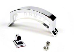 IDIDIT Aluminum Housing Steering Column Shift Indicator; Chrome (92-95 Mustang w/ AODE Transmission)