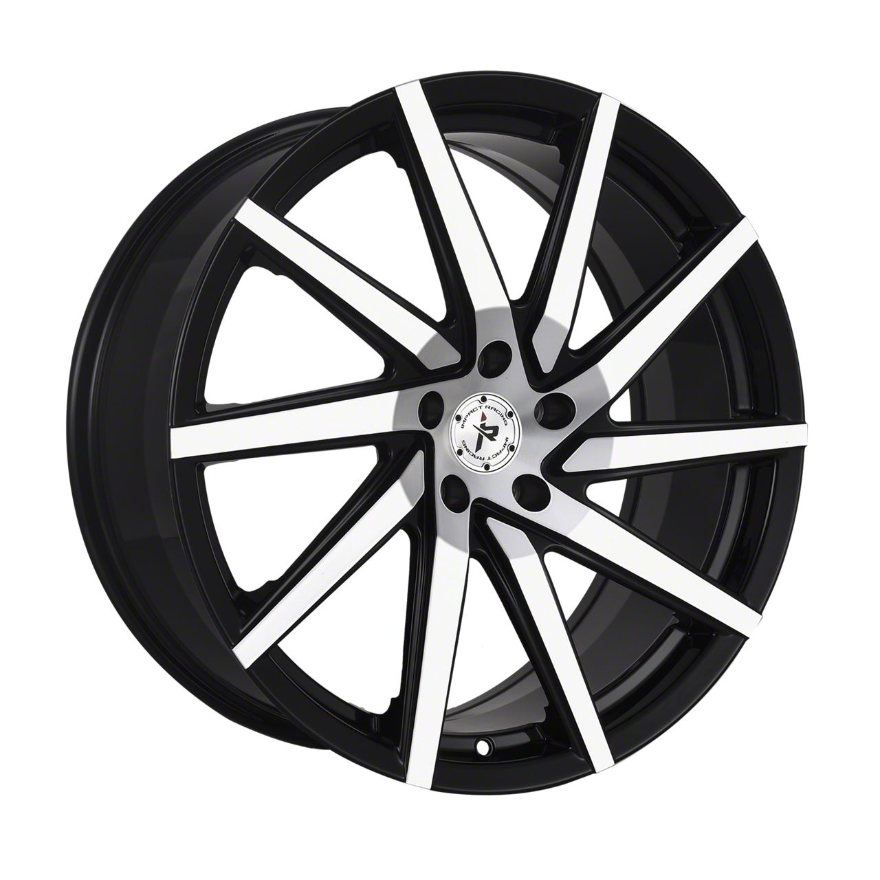 Impact Wheels Camaro 601 Gloss Black Machined Wheel; 22x9; 38mm Offset ...