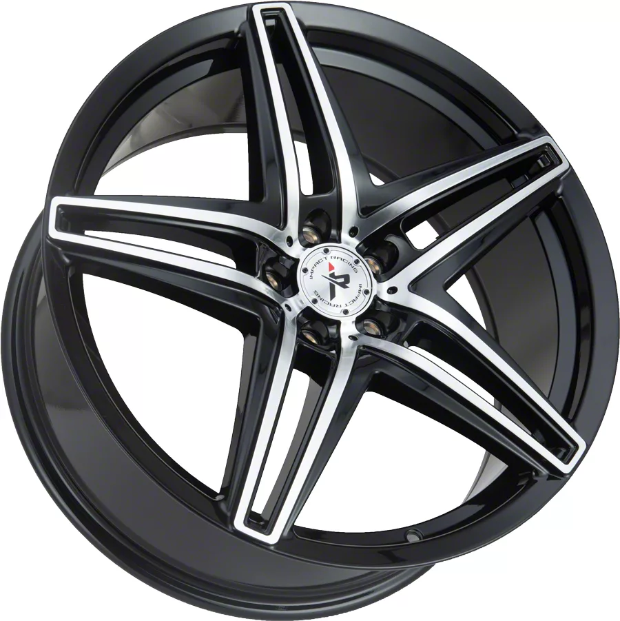 Impact Wheels Camaro 604 Gloss Black Machined Wheel; 22x9; 38mm Offset ...