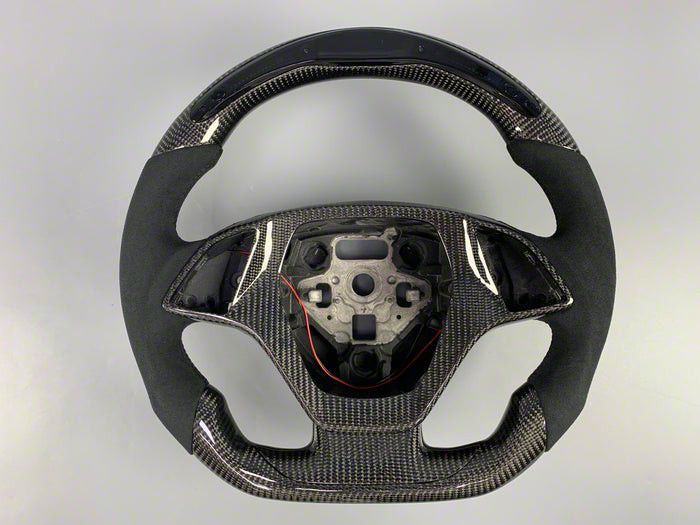Infinite Aero Alcantara LED Steering Wheel; Carbon Fiber CVT-EN094 (14 ...