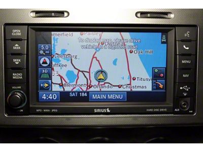 Infotainment Mopar Premium Factory GPS Navigation MyGIG RHR Radio Upgrade; LS Group (08-10 Charger)