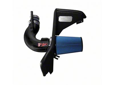 Injen Power-Flow Cold Air Intake; Wrinkle Black (16-24 2.0L Camaro)