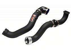 Injen SES Intercooler Pipes; Wrinkle Black (16-24 2.0L Camaro)