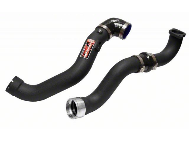Injen SES Intercooler Pipes; Wrinkle Black (16-24 2.0L Camaro)